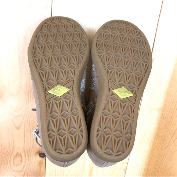 Sam Edelman Brogan Wedge Gray Tan Snake Sneakers 6 - Picture 15 of 15